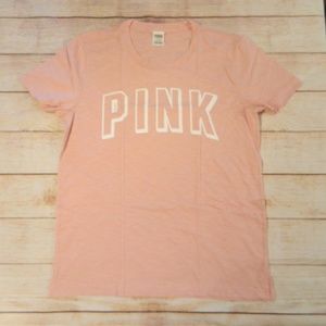 New Victoria's Secret PINK Logo T-Shirt Large